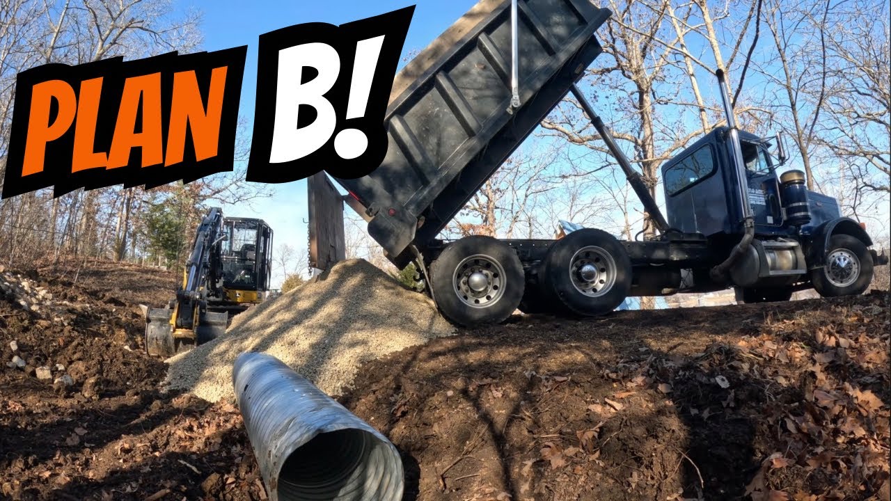 We Had a Plan for This Culvert Pipe… Then Hit Rock
