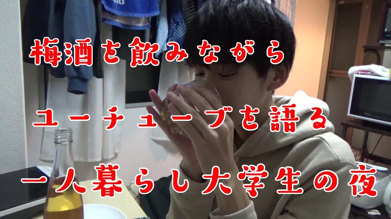 【料理＆雑談】手羽先と梅酒を飲みながら語る一人暮らし大学生【料理Vlog】