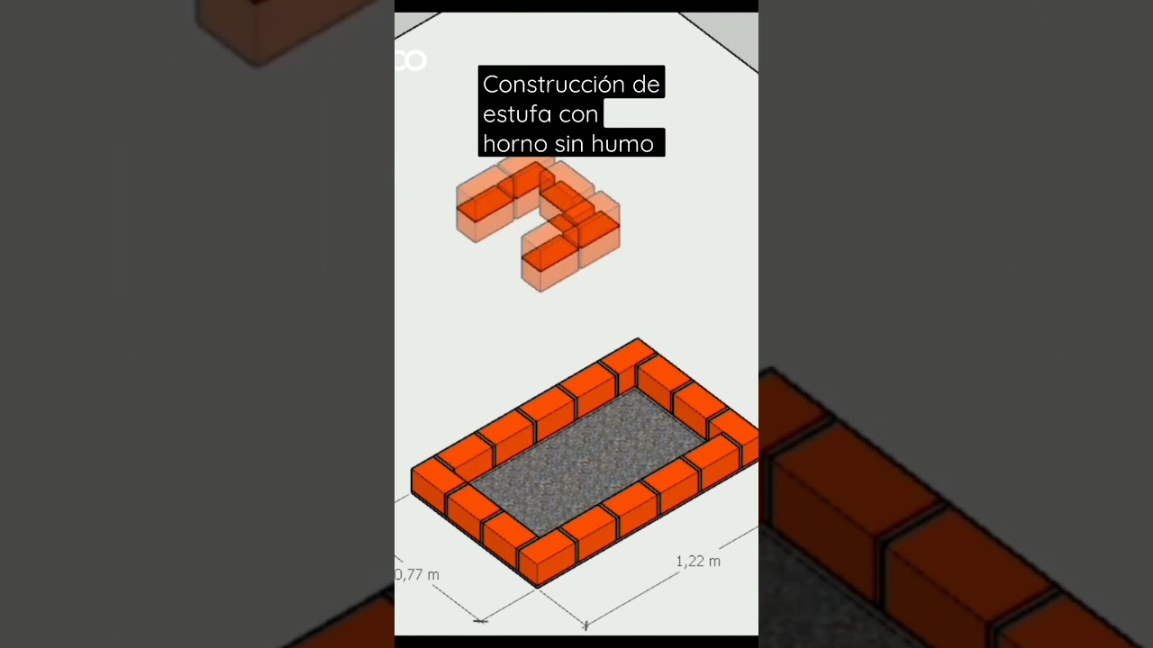 construcci&oacute;n estufa con horno sin humo construcci&oacute;n paso a paso