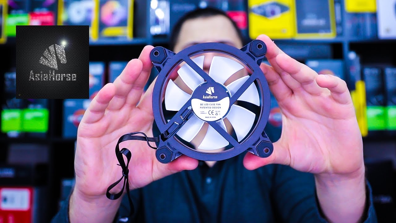 Asiahorse NEBULA  ARGB Fans Review $40 Six Pack Music Change Lighting Design