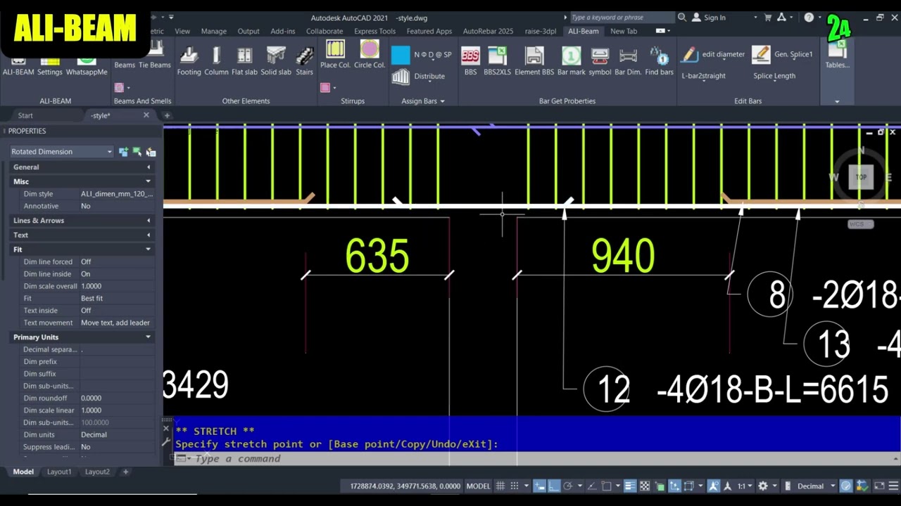 ALI-BEAM Tutorial 24 | Beams RFT. Details - Part 03