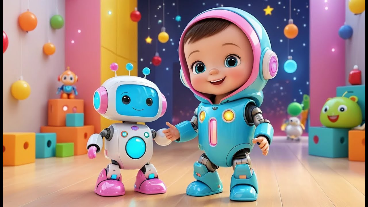 Colorful Robot Building Fun | Fun Learning & Action Song for Toddlers