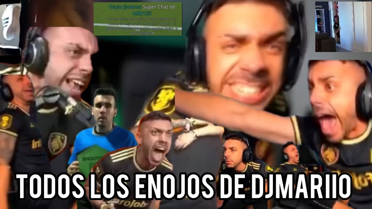 TODOS LOS ENOJOS Y MEJORES MOMENTOS DE DJMARIIO EN LA KINGS LEAGUE