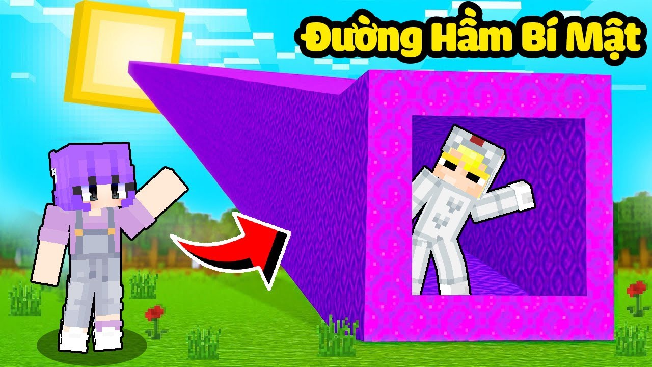 Tô Gà Khám Phá Đường Hầm Bí Mật Đi Lên Mặt Trời Trong Minecraft