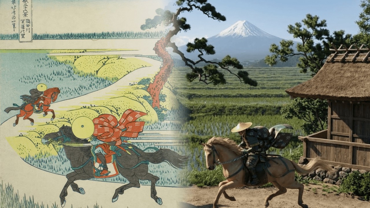 浮世絵は動き出す その4｜最新AIによる実写映像化【美しき昔の日本】 #ai #movie #film