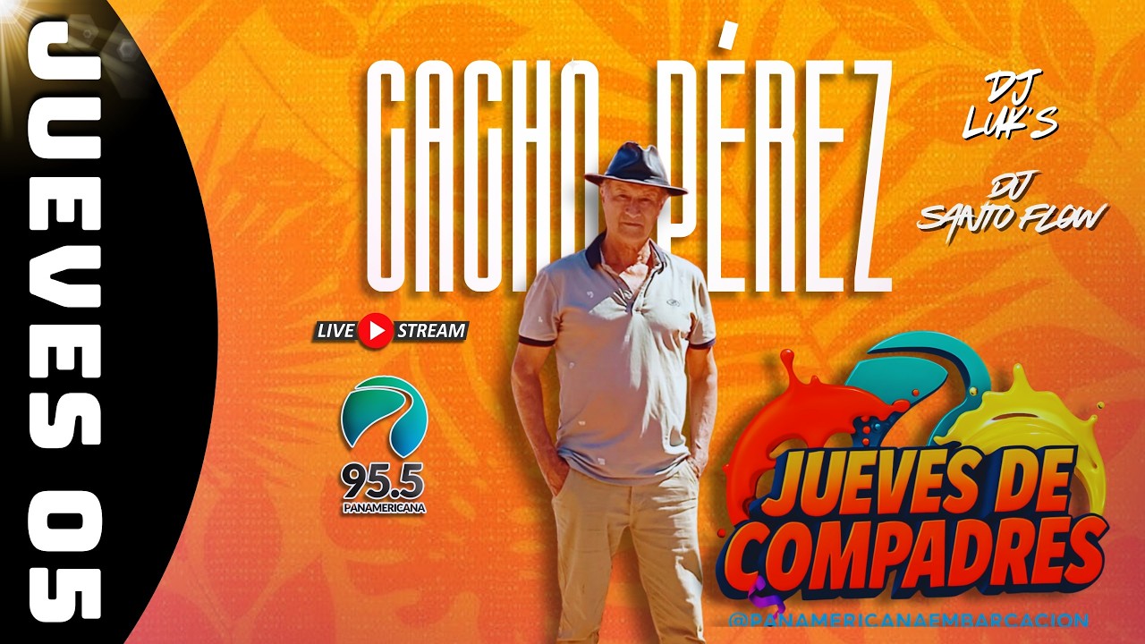🌇 ¡ 💯. AHORA EN VIVO EN JUEVES DE COMPADRES 2026 COMO INVITADO ESPECAL CACHO PEREZ👌👏
