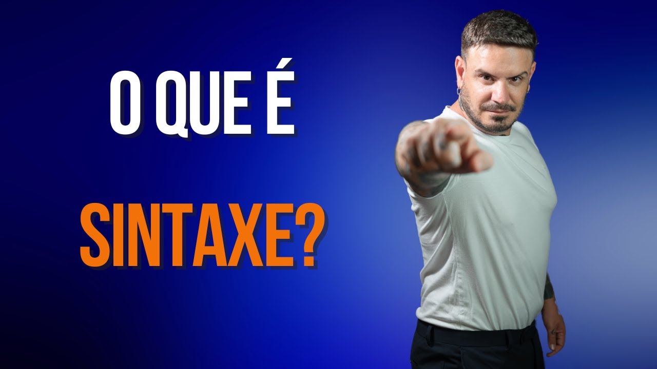 ✅O que &eacute; SINTAXE? Aprenda em 5 minutos!✅