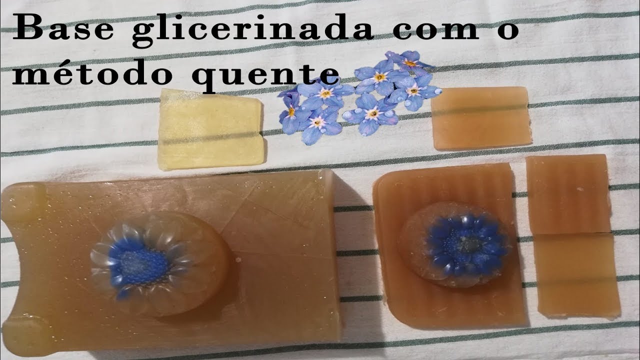 Como Fazer Base Glicerinada Transparente com o metodo a quente ( HOT PROCESS )