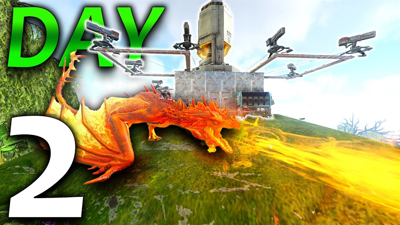 INSANE Base Progress On Day 2 Bams Ark Pvp