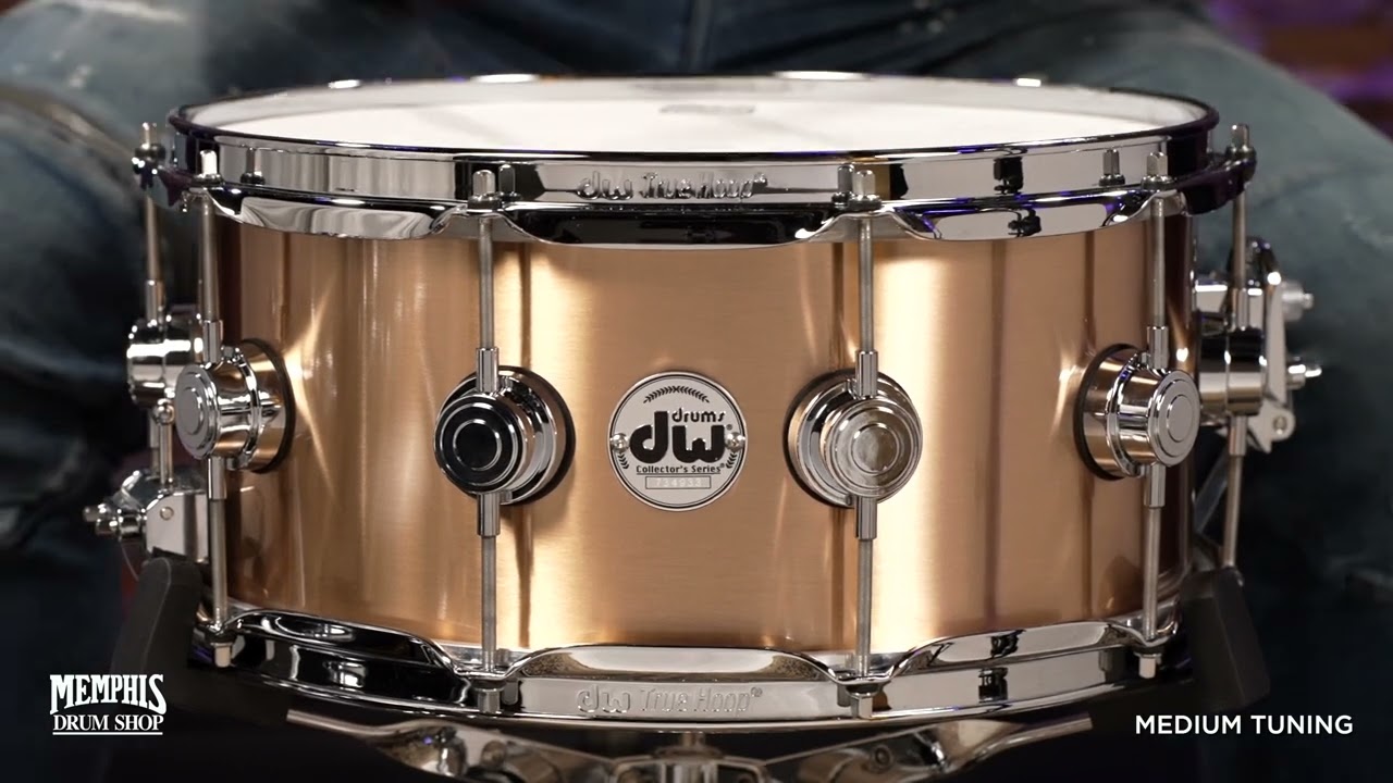 DW 14x6.5 Collector's Series Brushed Bronze Snare Drum (DRVZ6514SVC)