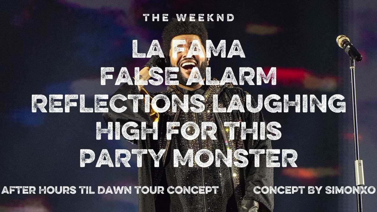 The Weeknd - La Fama/False Alarm/Reflections Laughing/High For This/Party Monster [AHTDT Concept]