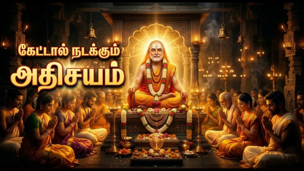 கேட்டால் நடக்கும் அதிசயம் | ஸ்ரீ ராகவேந்த்ரா அருள் தரும் பாடல் | Powerful Tamil Devotional Song