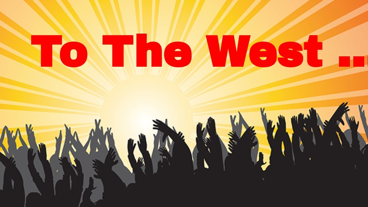 To the west