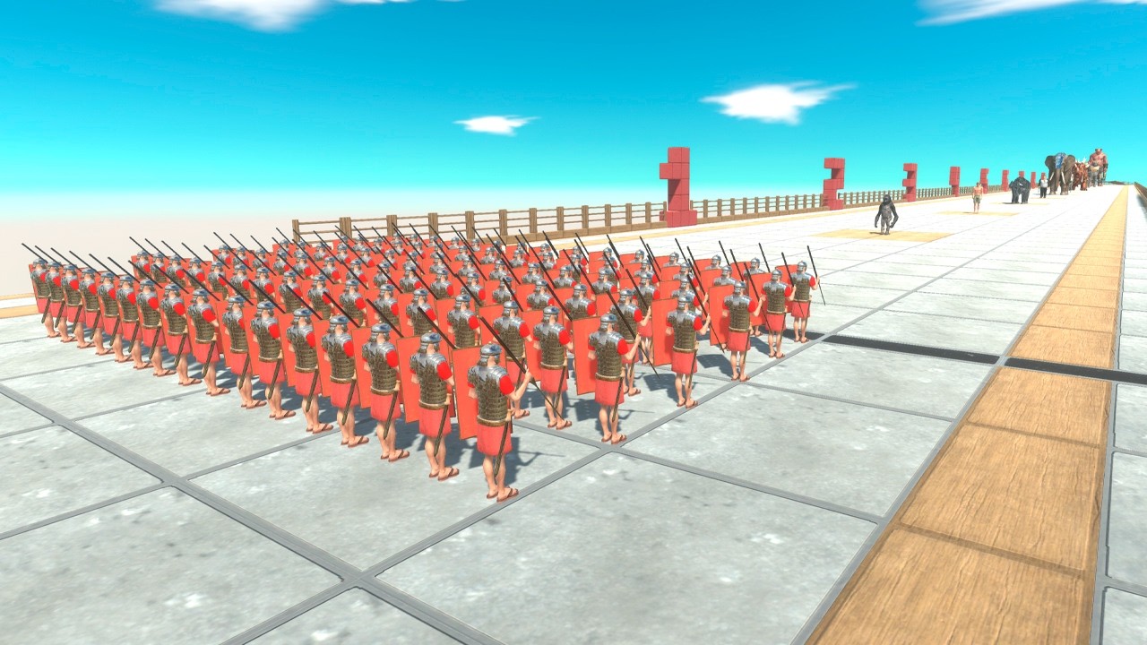 100 Human Army vs Archer Challenge - Animal Revolt Battle Simulator