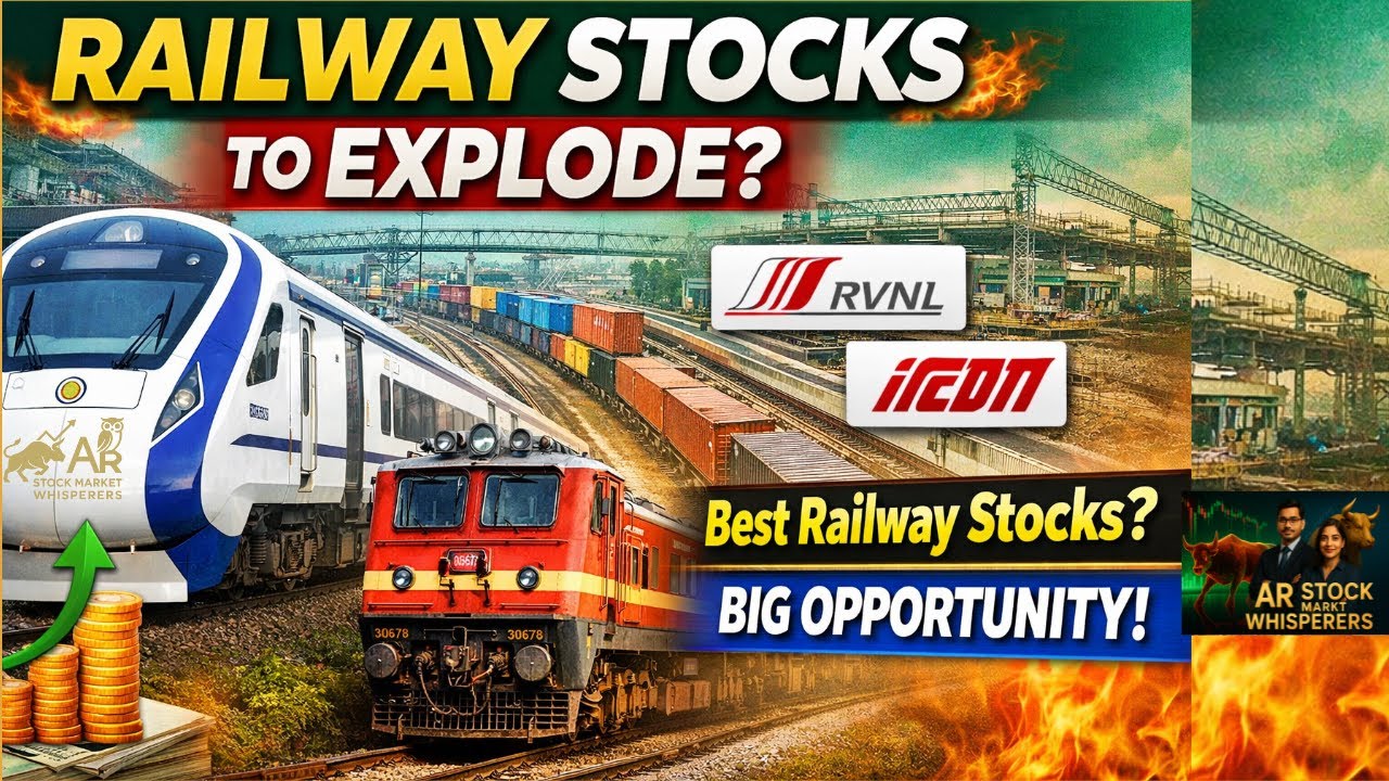 Railway Stocks Ready to Explode? 🚆 Big Budget Push | RVNL • IRCON • Rail Infra Multibagger Picks