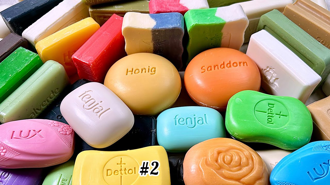 ASMR soap cutting 🤍 Резка мыла АСМР
