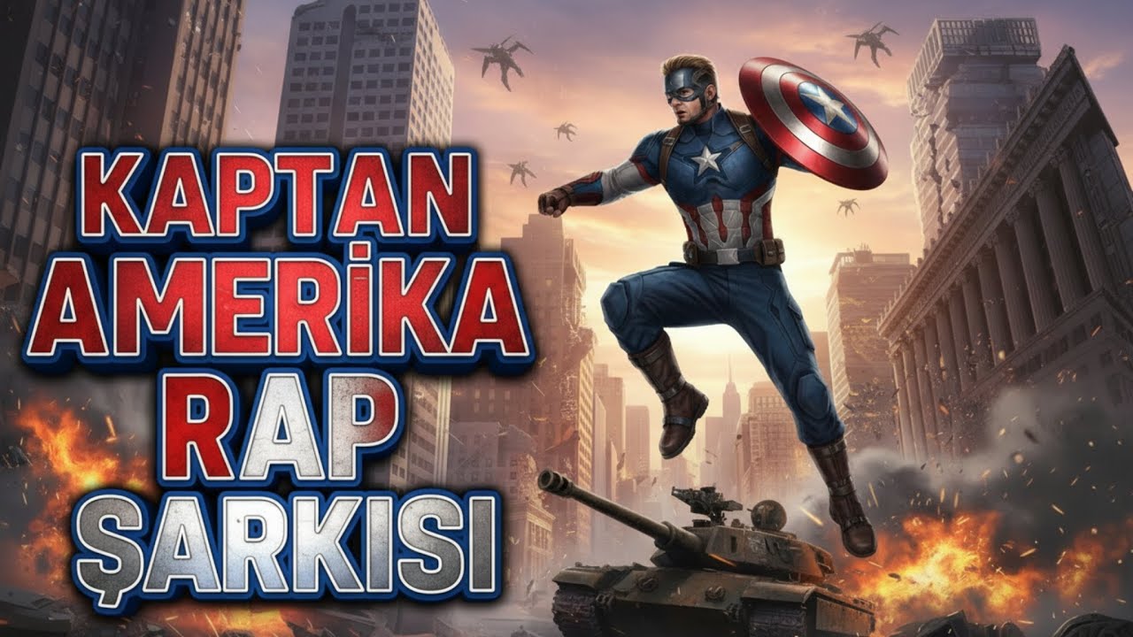 KAPTAN AMERİKA ŞARKISI - KAPTAN AMERİKA TÜRKÇE RAP MÜZİK | 2025
