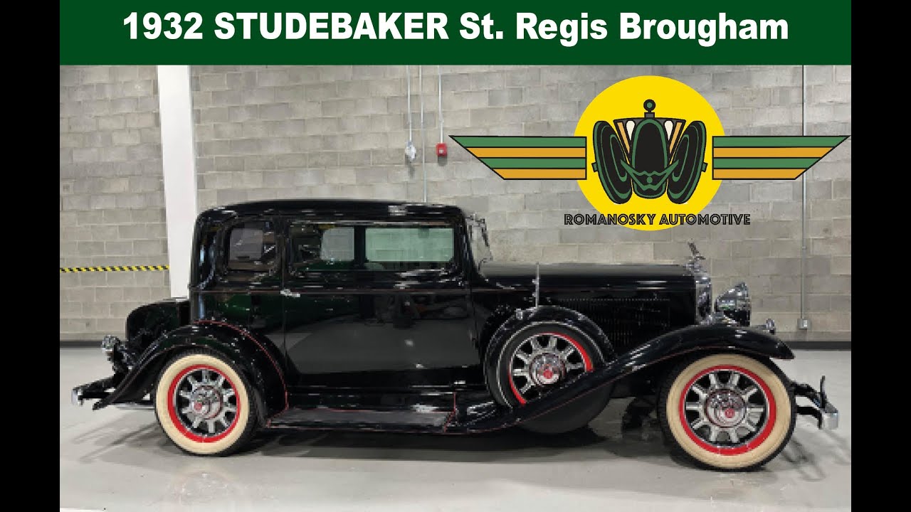 1932 Studebaker Model 71 St. Regis Brougham Custom - Hemmings Preview