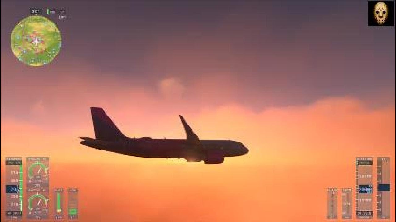 MFS 2024 - STUNNING SUNSET OVER THE CLOUDS @ RAMSTEIN AIR BASE - PS5 PRO