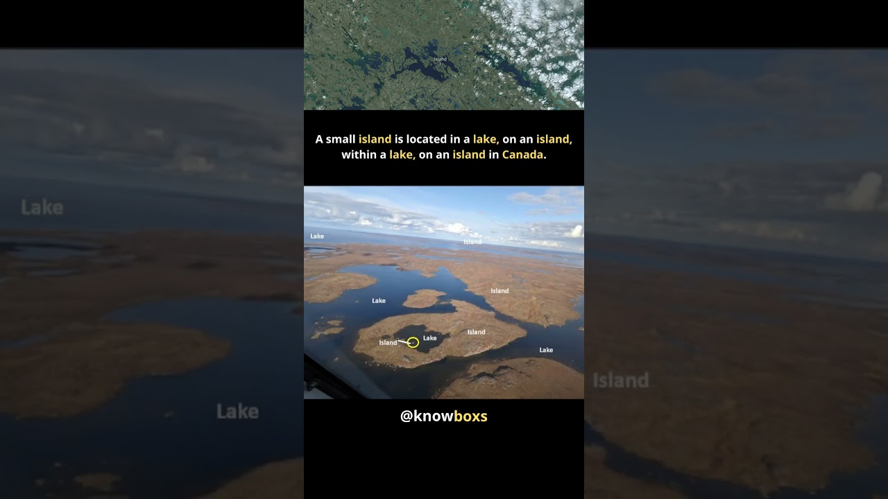 An island in a lake in an island in a lake in an island in a lake in Canada