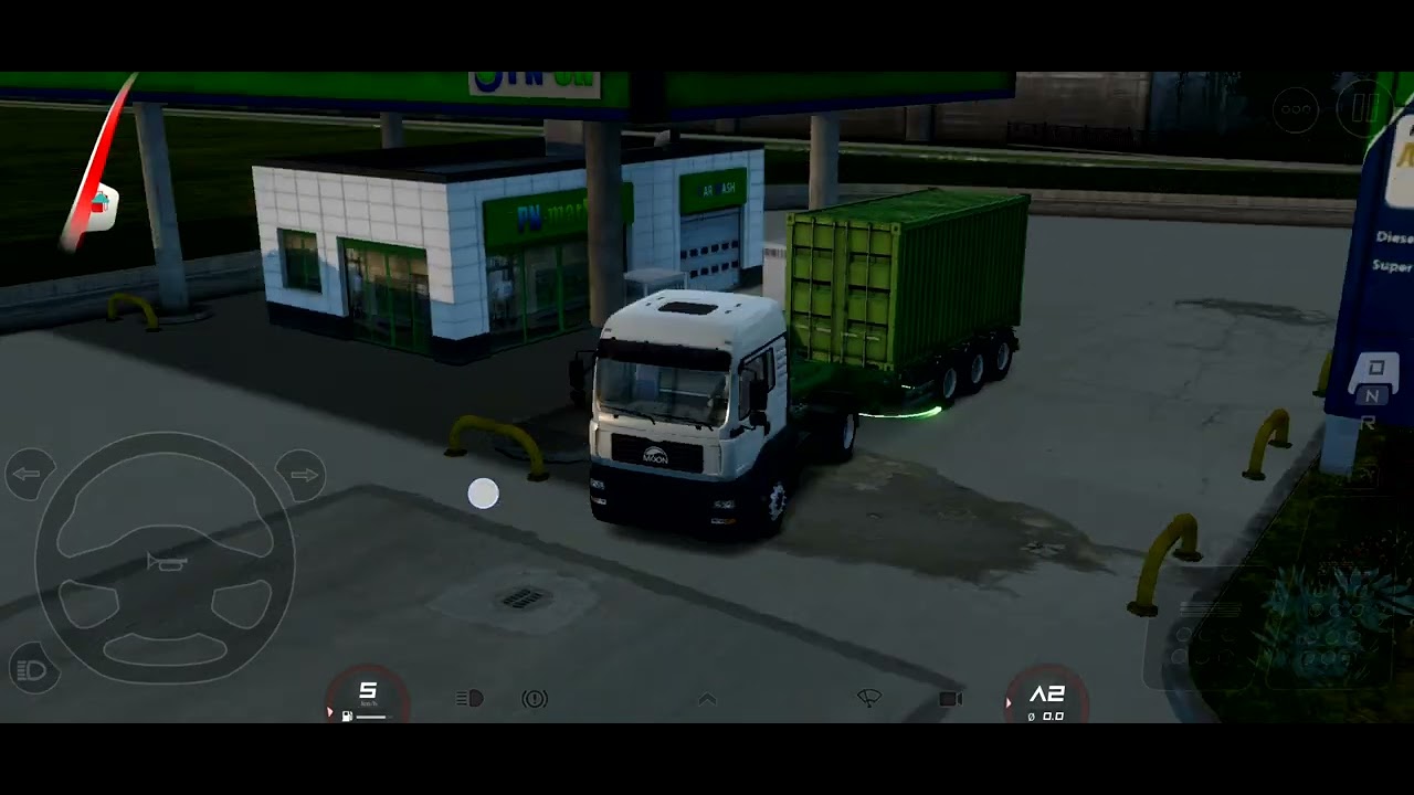 Night experience in Europe truck simulator 🚚   part 4 