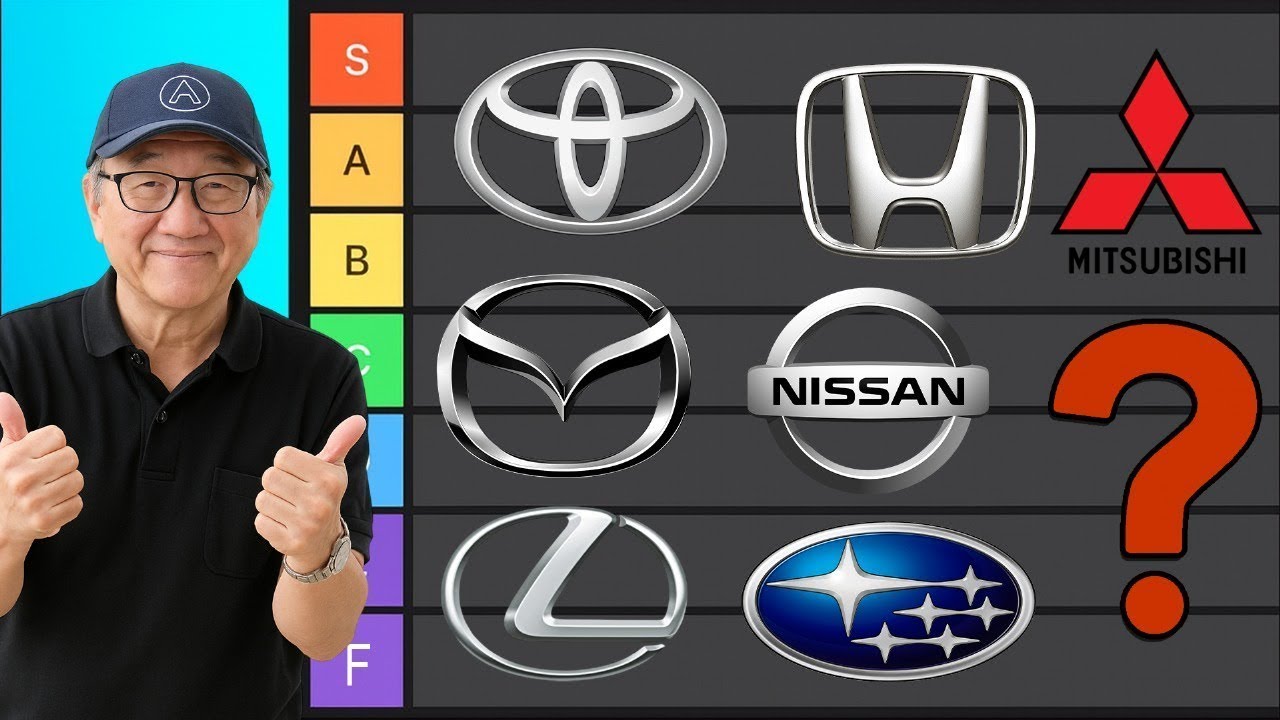 Ingeniero clasifica las marcas japonesas de autos de MEJOR a PEOR