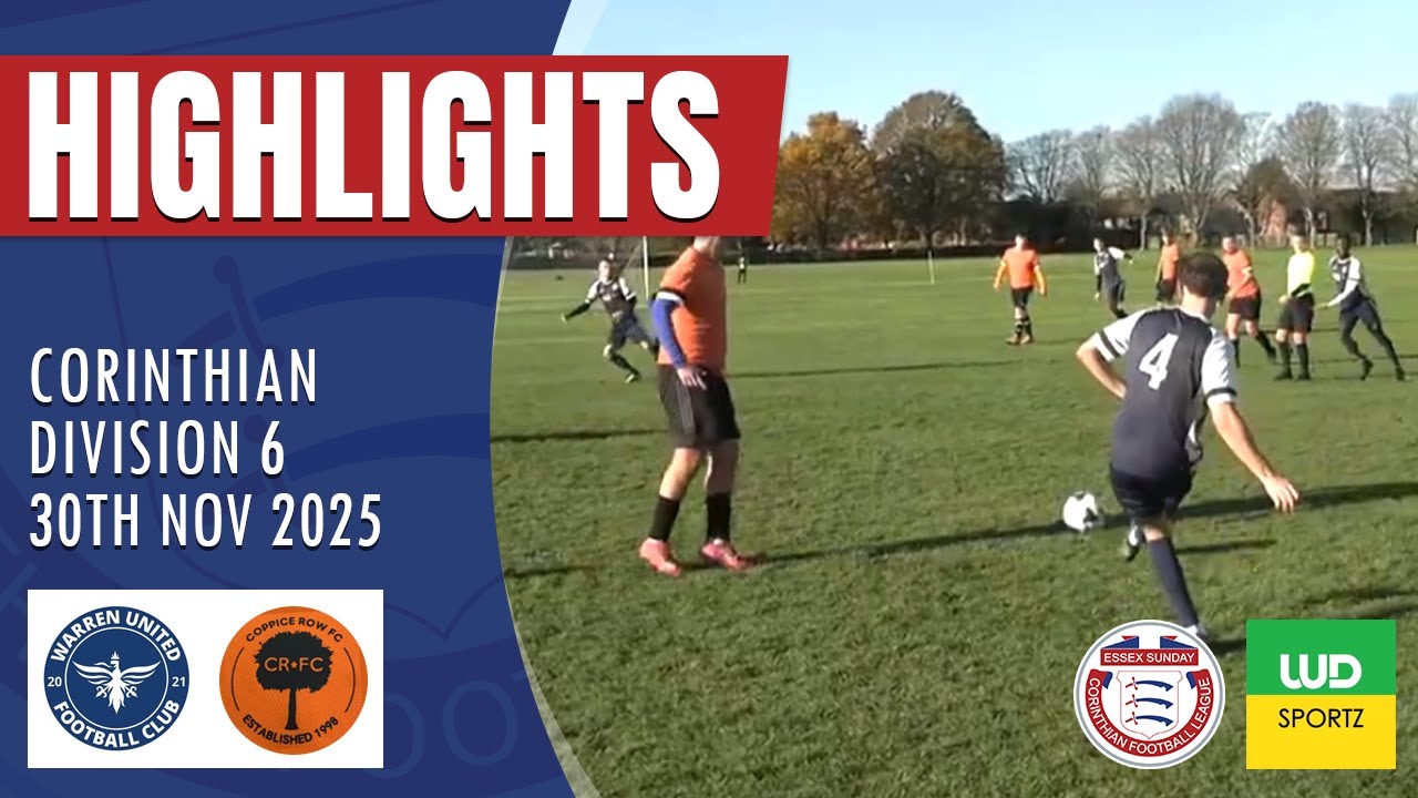 HIGHLIGHTS | Warren United vs Coppice Row | 30/11/2025