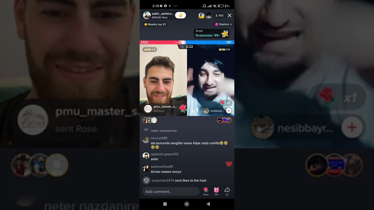 Sabir Samiroğlu vs Nəsib ( səni qaldırıb çırparam yerə ) (Bölüm 3)