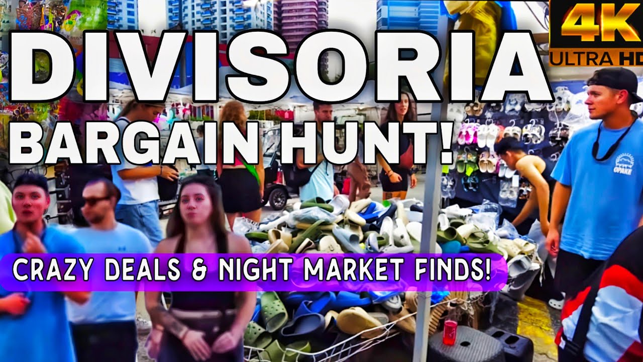 DIVISORIA SHOPPING ADVENTURE You Can&rsquo;t Miss! | D8 Mall, Tutuban & Night Market In Stunning 4K 2025🇵🇭