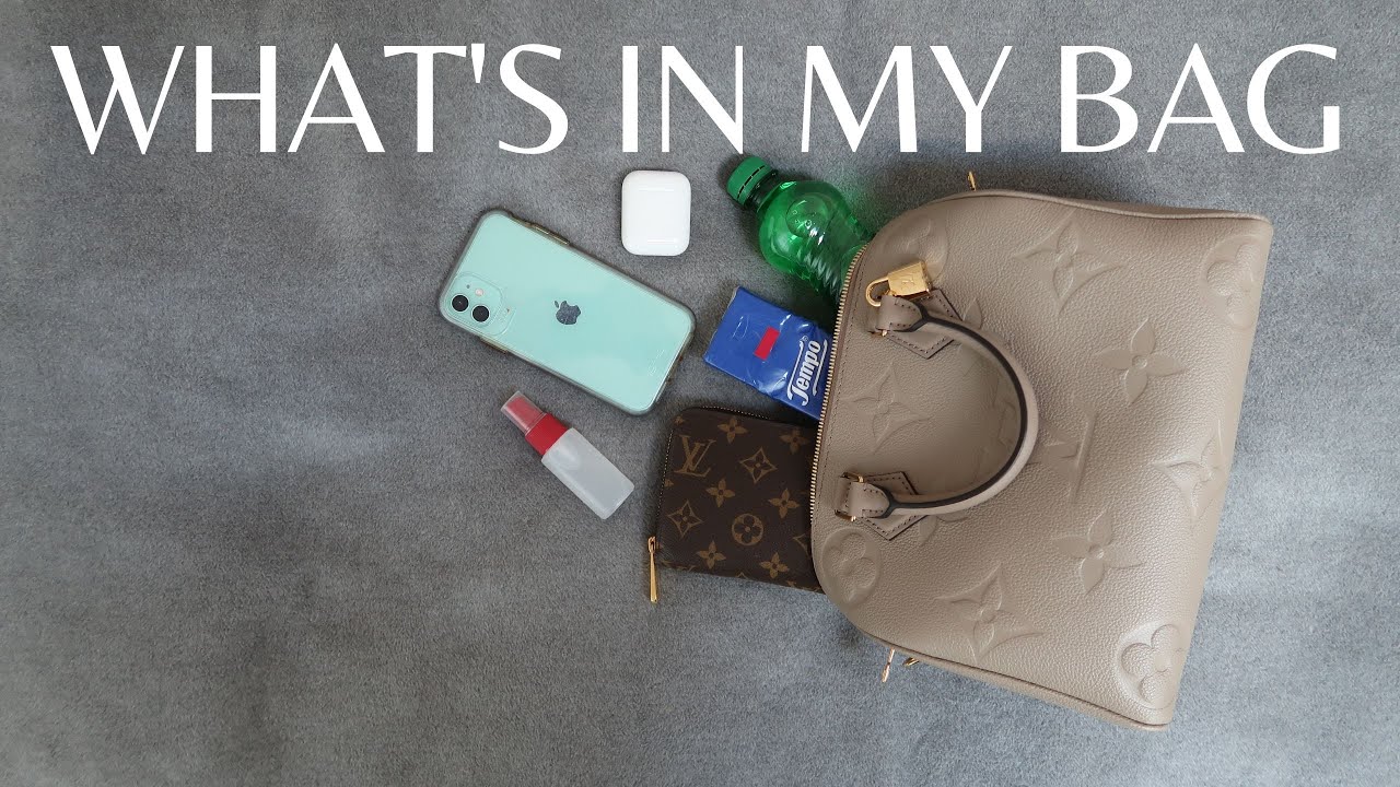 Louis Vuitton Speedy 25 Bandulière: Cosa ho nella mia borsa | What's In My Bag | Everyday Essentials