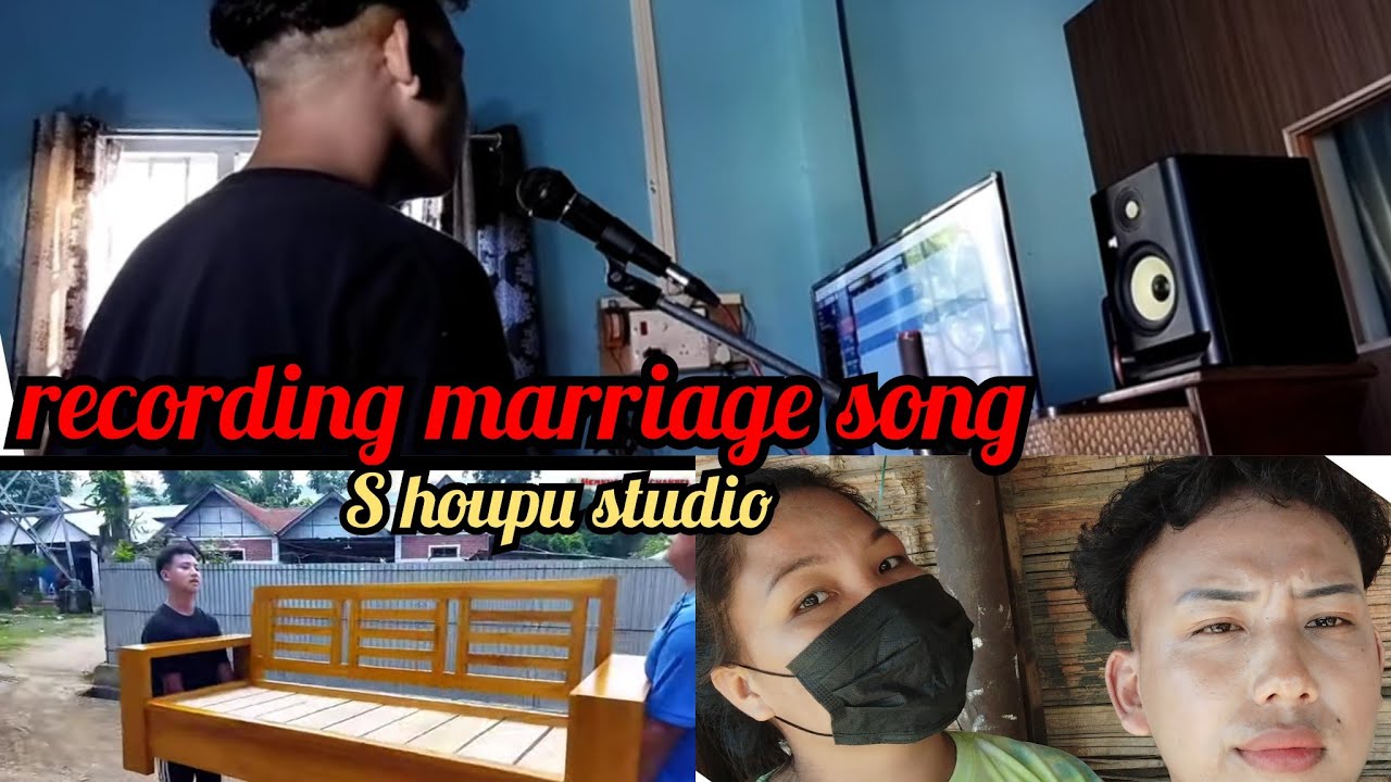 Vlog to S.Houpu Studio||La khum a kiche a lakhum man anakal🥺Upcoming songs recorded behind the Vlog💞
