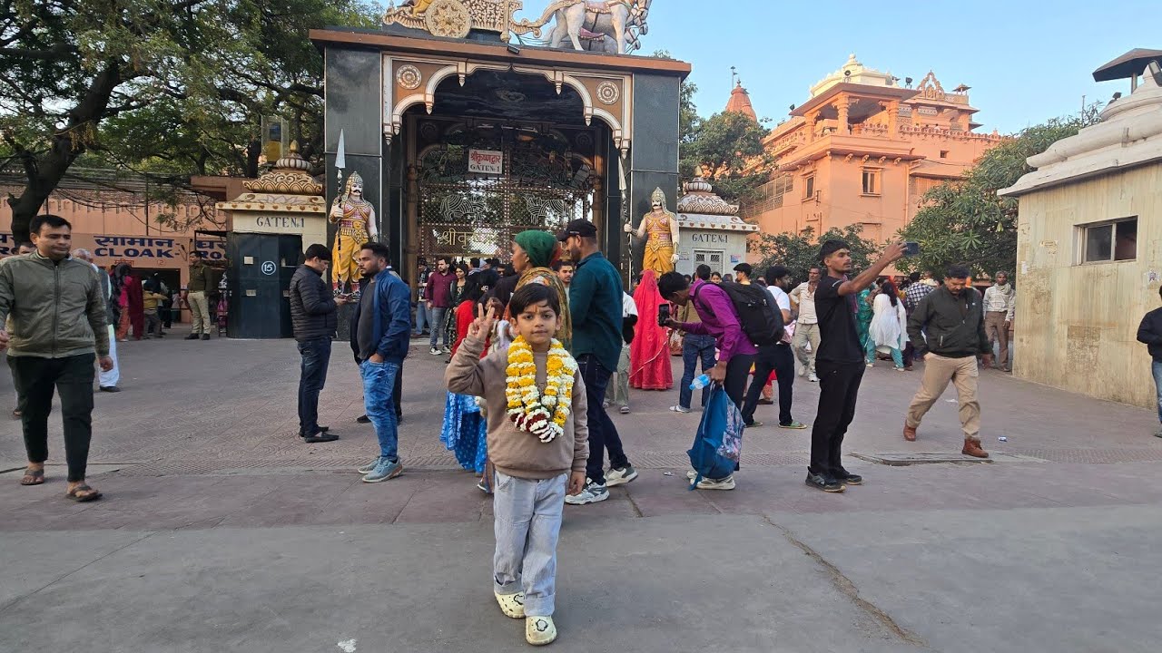  shri krishna जन्मभूमि mathura🚩🛕🙏#viral#vlog #youtube #mathuravrindavan #janmbhoomi #vrindavan 