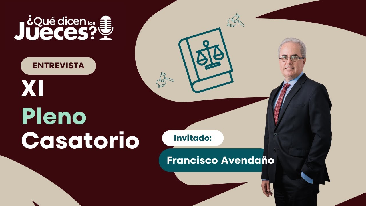 Entrevista | Francisco Avendaño, Amicus Curiae del XI Pleno Casatorio ⚖