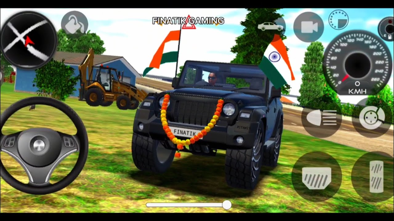 Modified Mahindra Thar😈Games:Indian Black Thar (Gadi Wala Games) Car Game Android Game - #2026​