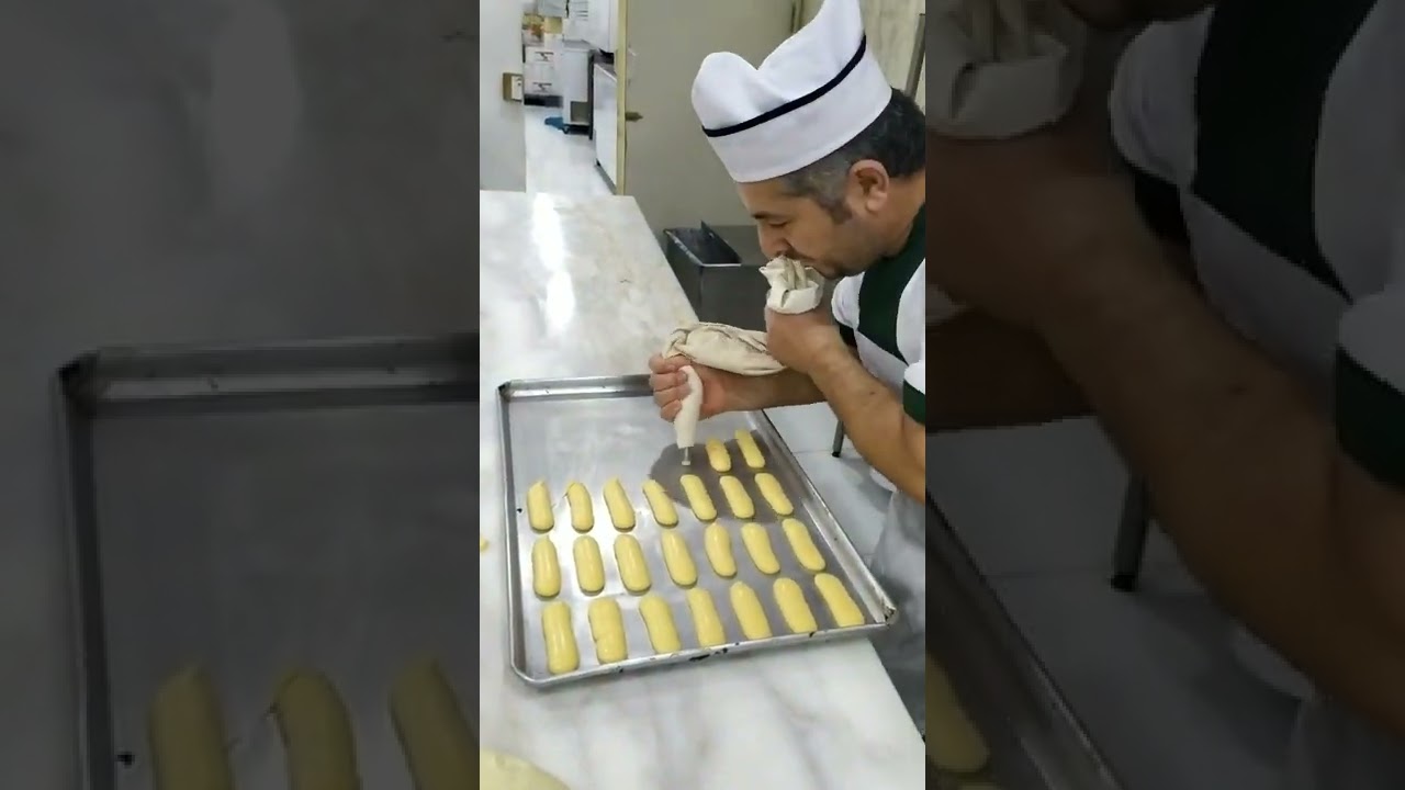 ekler pasta döküm