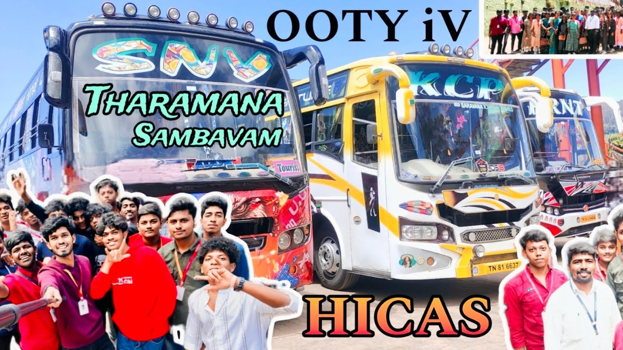 SNV 🚌TOURS | COLLEGE TRIP TO OOTY|Hindusthan College | COIMBATORE TO OOTY EXPLORE WITH ARKESH