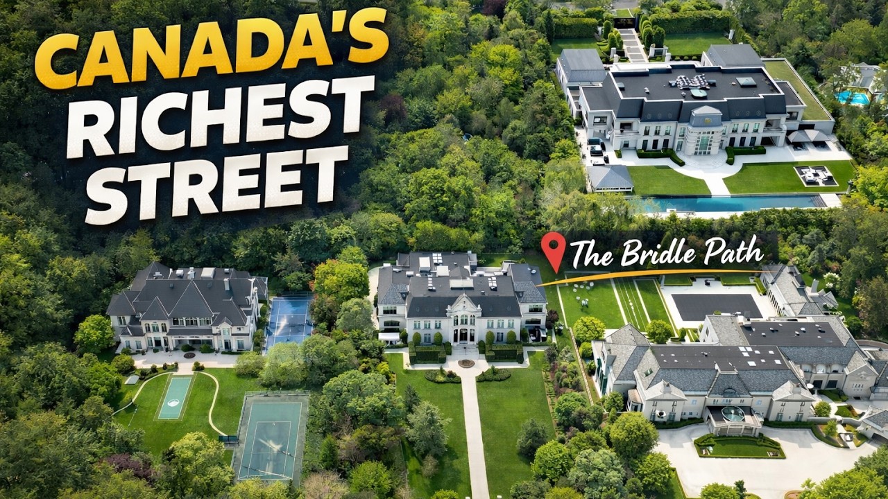 Toronto’s The Bridle Path 🇨🇦 | Millionaires’ Row Luxury Estates