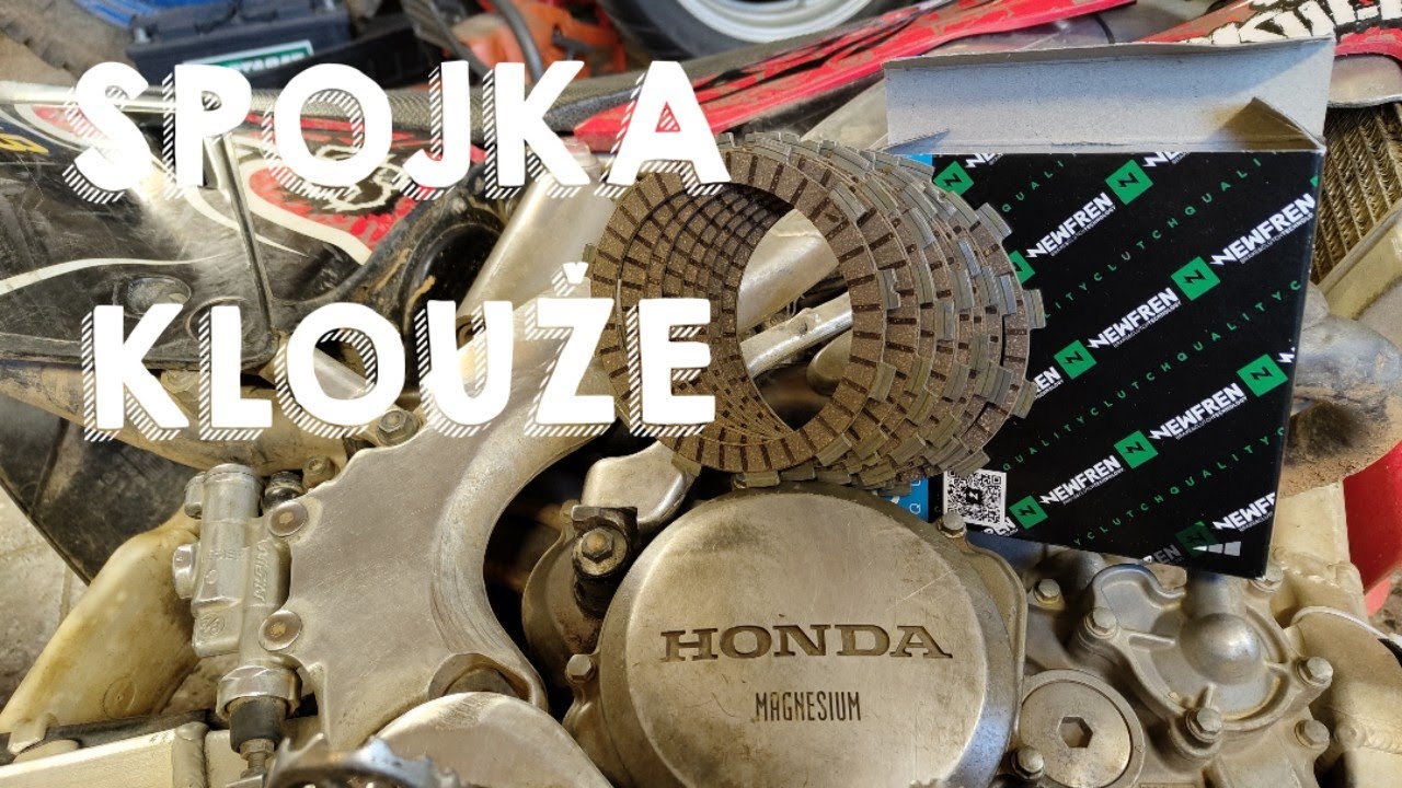 Oprava spojky HONDA crf 250