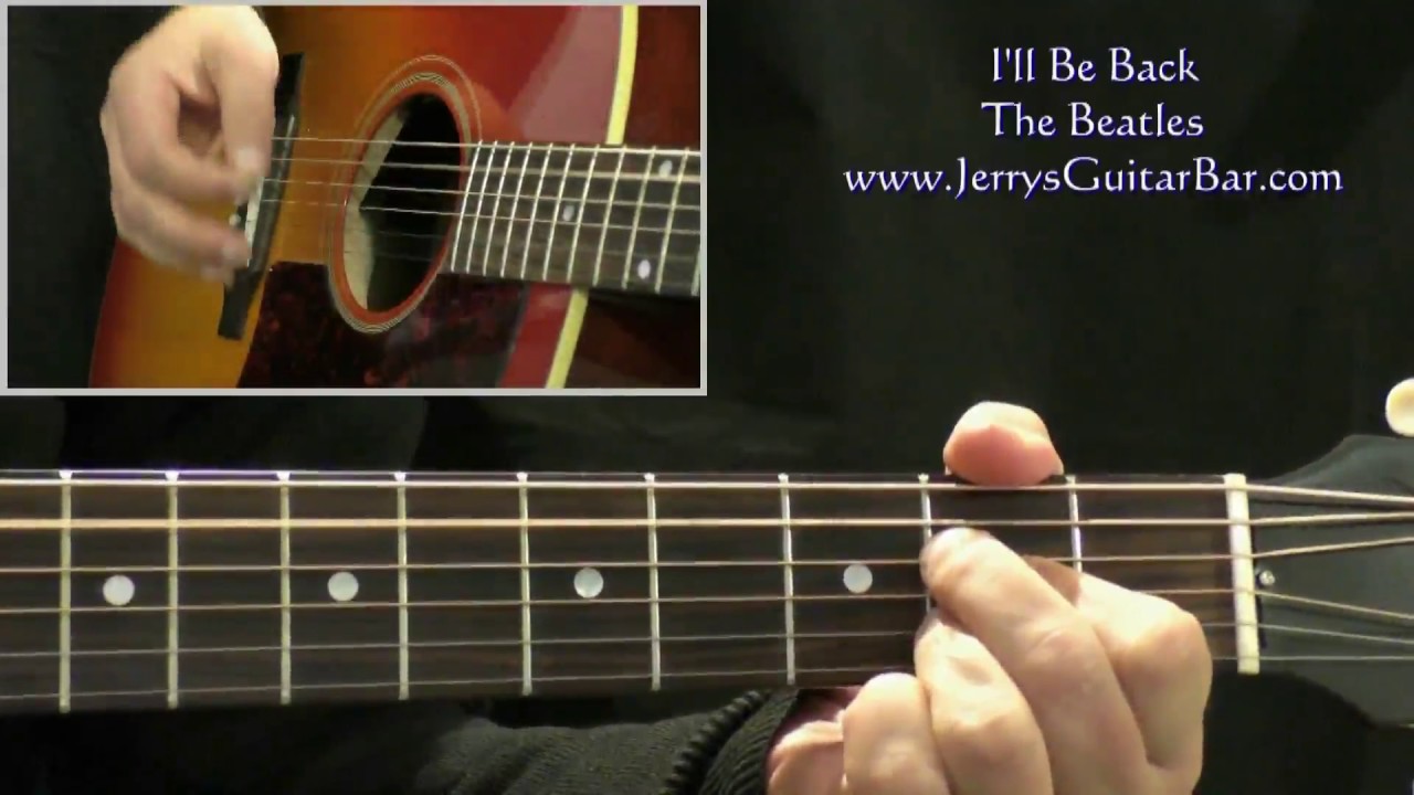 How To Play The Beatles I'll Be Back (intro only)