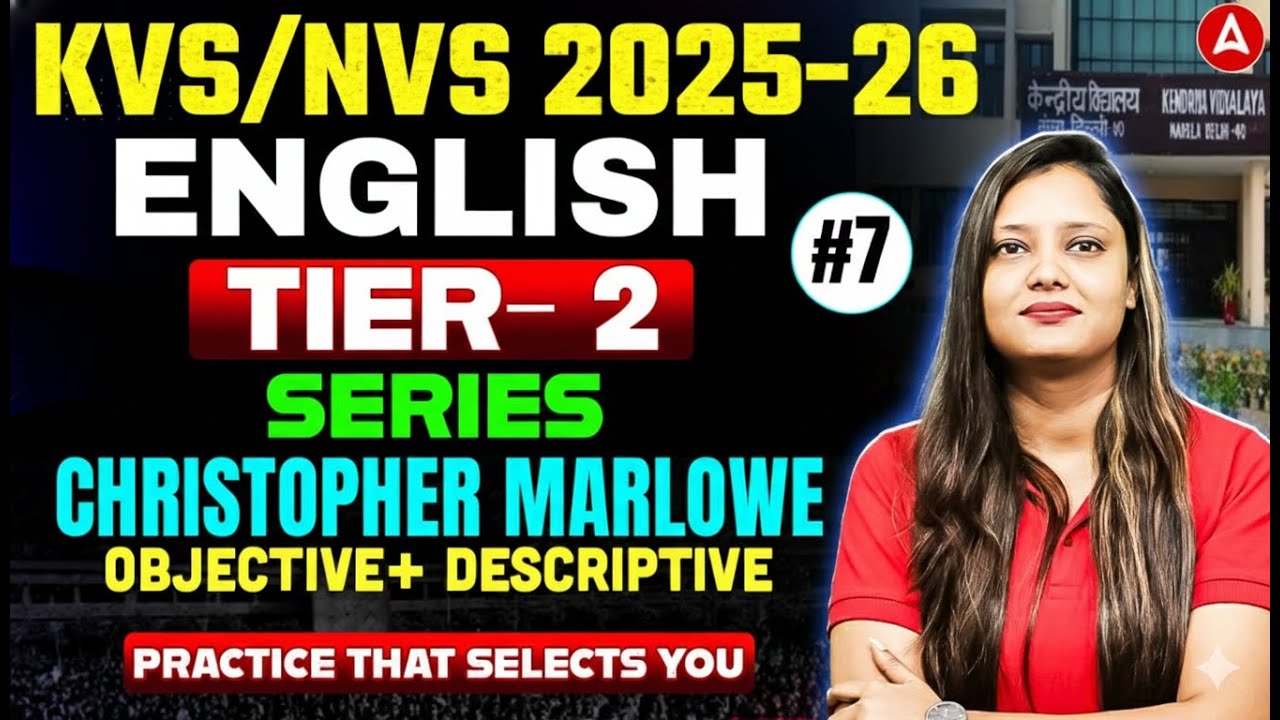 KVS/NVS Mains English Classes | KVS NVS English Practice Set | KVS NVS English PYQ's By Deepti Mam
