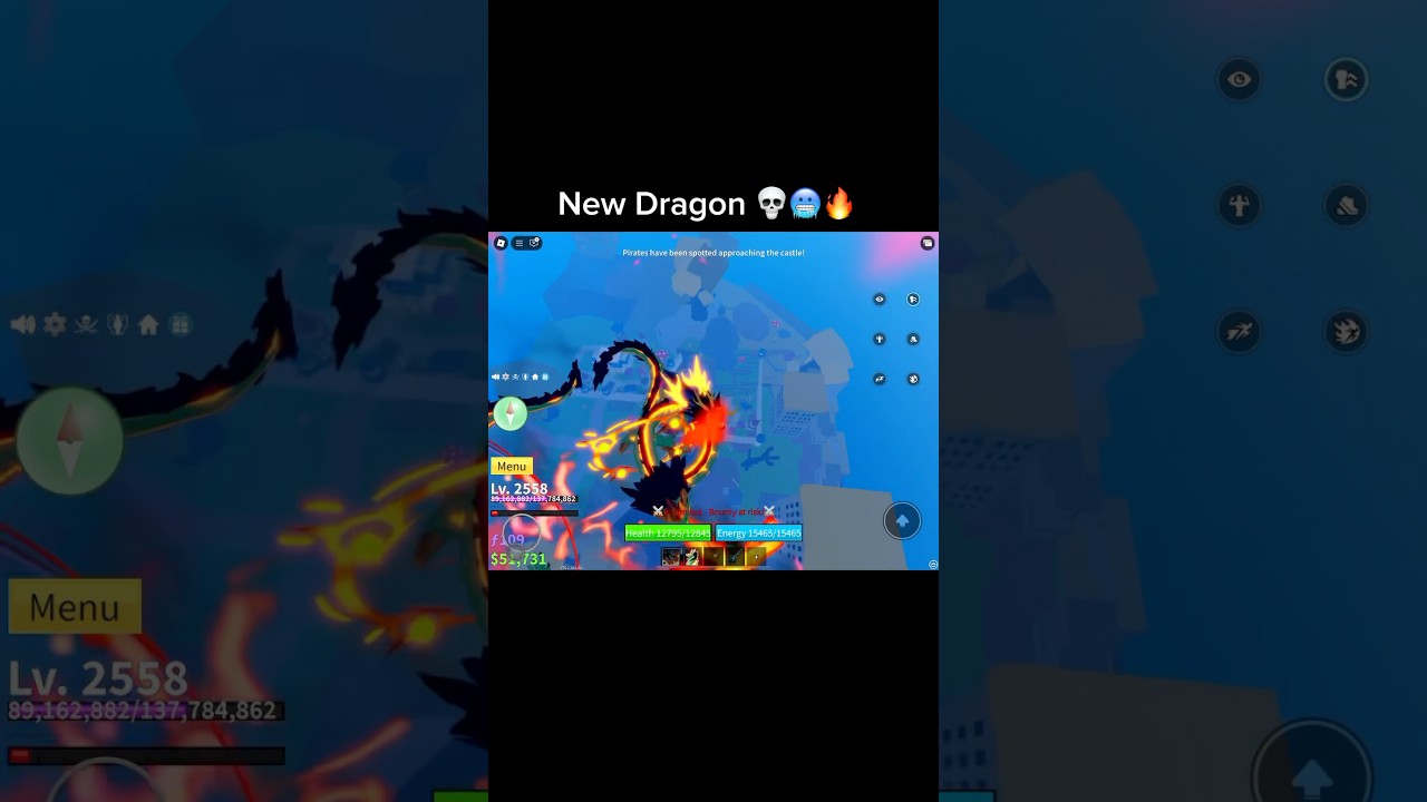 Old vs New Dragon💀#bloxfruits #dragonrework #dragon