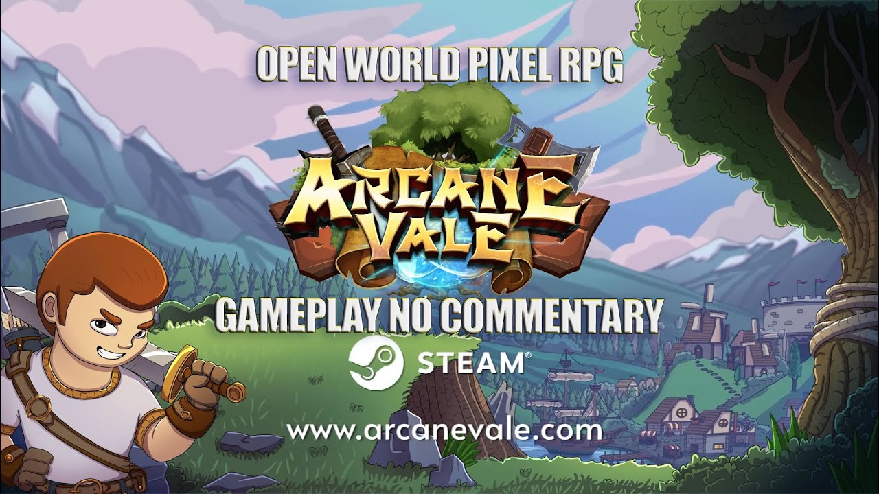 Arcane Vale Gameplay No Commentary an Action Open World RPG