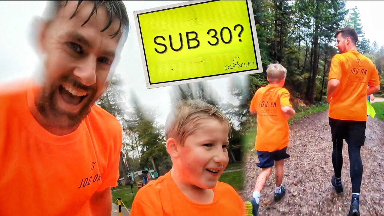Pacing my youngest subscriber to a SUB 30 5K (Alice Holt parkrun)