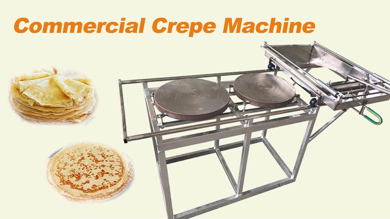 Commercial Crepe Machine | Make Crepes in One Minute | Make Six Thin Pancakes Quickly