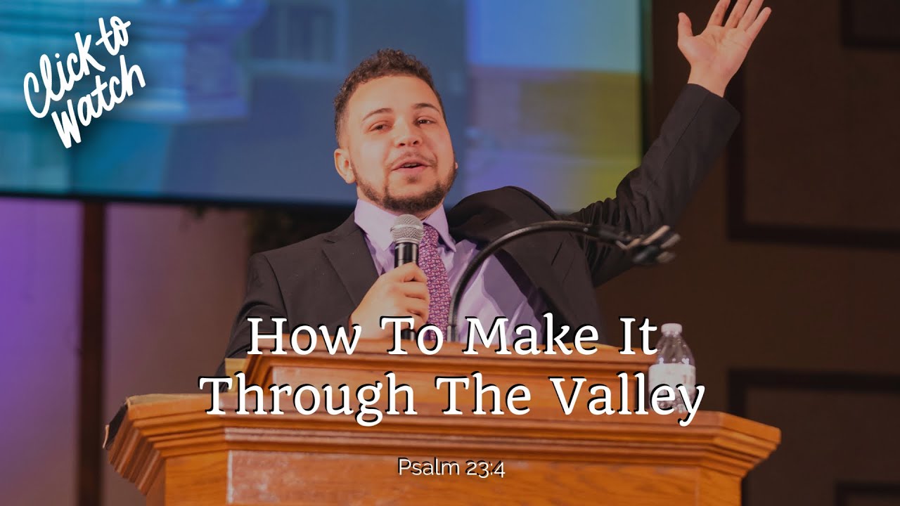 Reverend Alex Glenn - Psalm 23:4 How To Make It Through The Valley At Frank Ray's Church