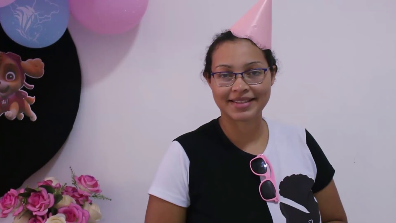 Festa em casa PATRULHA CANINA SKYE| Painel Redondo feito de Papelão