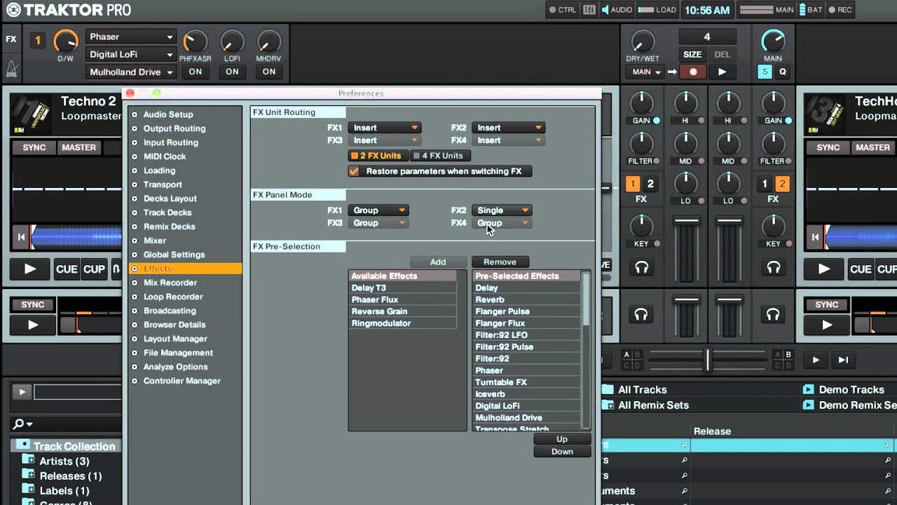 How to Setup FX Units and Assign Effects in TRAKTOR