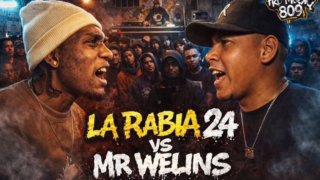 HUMILLACIÓN TOTAL 😱🔥La Rabia 24 vs Mr Welins | batalla ÉPICA de freestyle