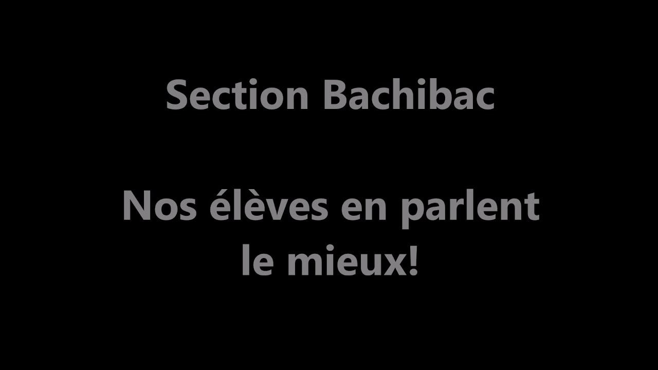 Section binationale espagnole BACHIBAC : témoignage d'élèves
