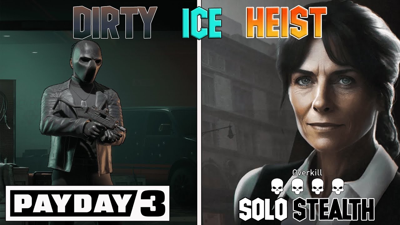 DIRTY ICE Heist OVERKILL Solo Stealth (All Back Loot) - PAYDAY 3